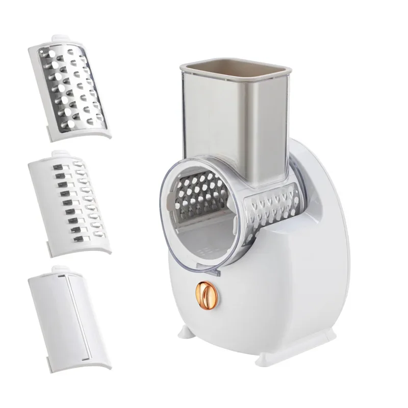 Automatic Vegetable Cutter 1PC Multifunctional Home Kitchen Electric Vegetable Cutter Vegetable Slicer Shredder Shredding Planer