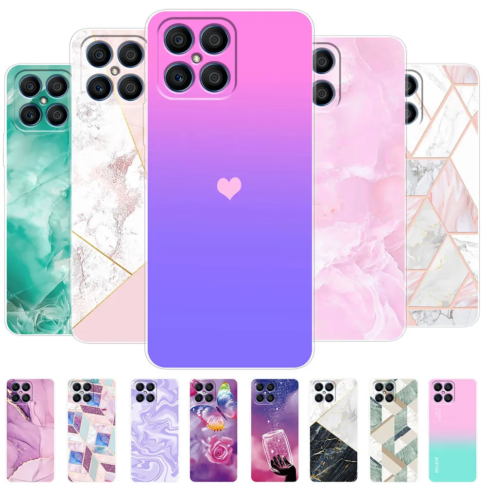 Per Honor X8 Case 2022 Custodia Posteriore In Silicone Morbido Per Honor X8 Honorx8 Fundas Cover Honor X8 4G 5G Paraurti Per Custodie Huawei Honor X8