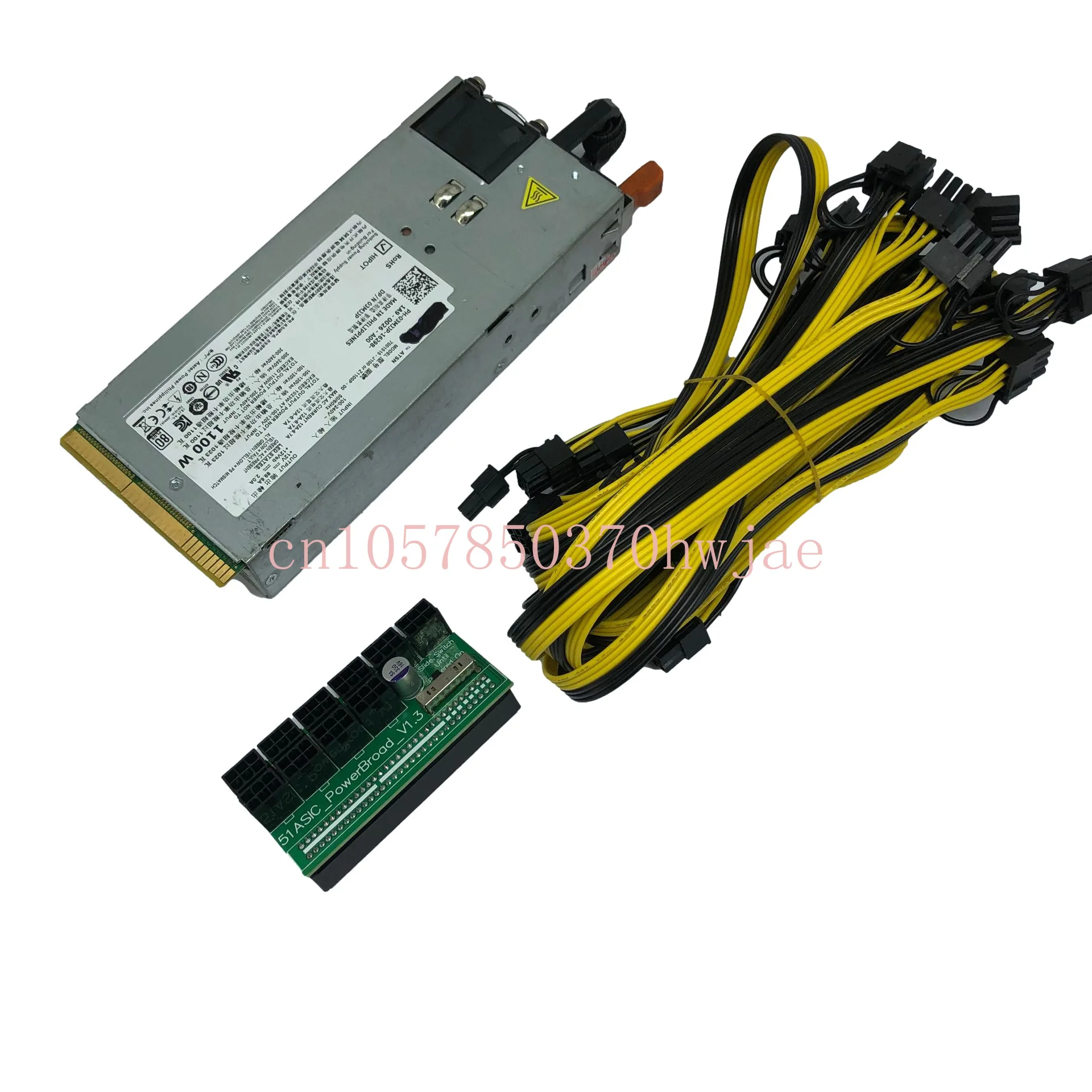 Dell R910 T710 Alimentatore Server 1100W Muslim3 Mjjp Tcvrr Macchina Smontabile