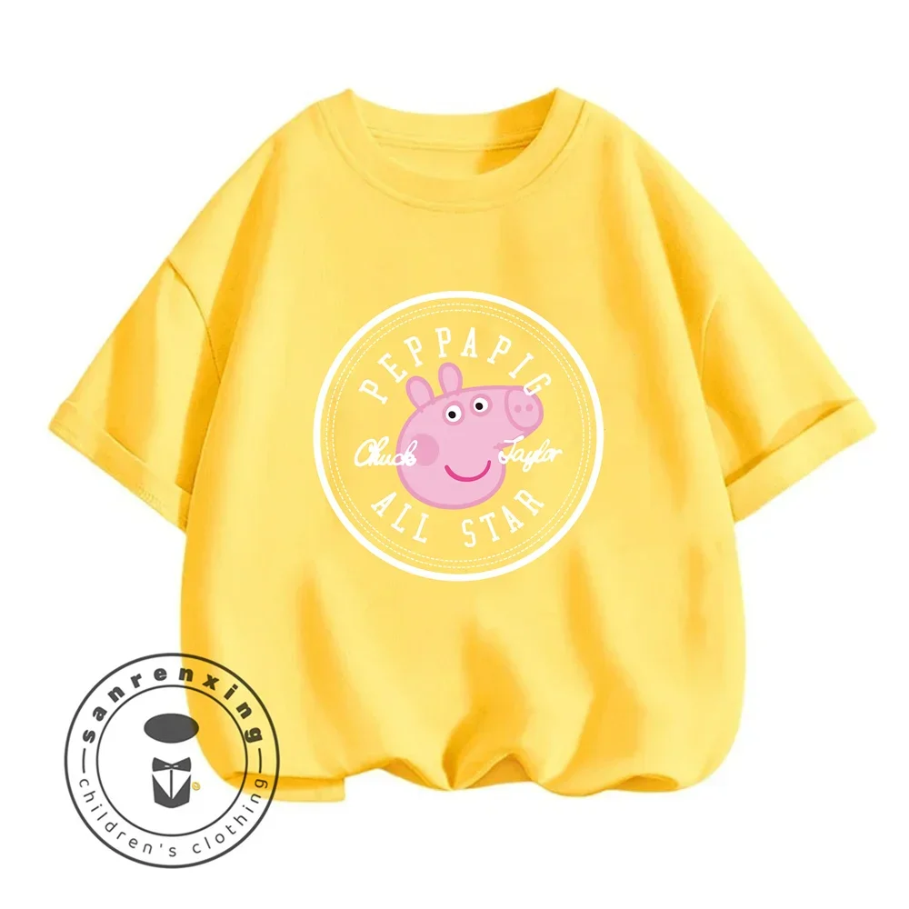 Peppa Pig Wubbox Kids T-Shirt Printed Graphic Anime T-shirts Kawaii Short Sleeve Tshirt Fashion Boys/girls Tee-shirt 6
