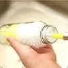 Round Head Bendable Long Handle Cup Brushes Bottle Brush Cleaning Brush Home Kitchen Gadget Random Color 4