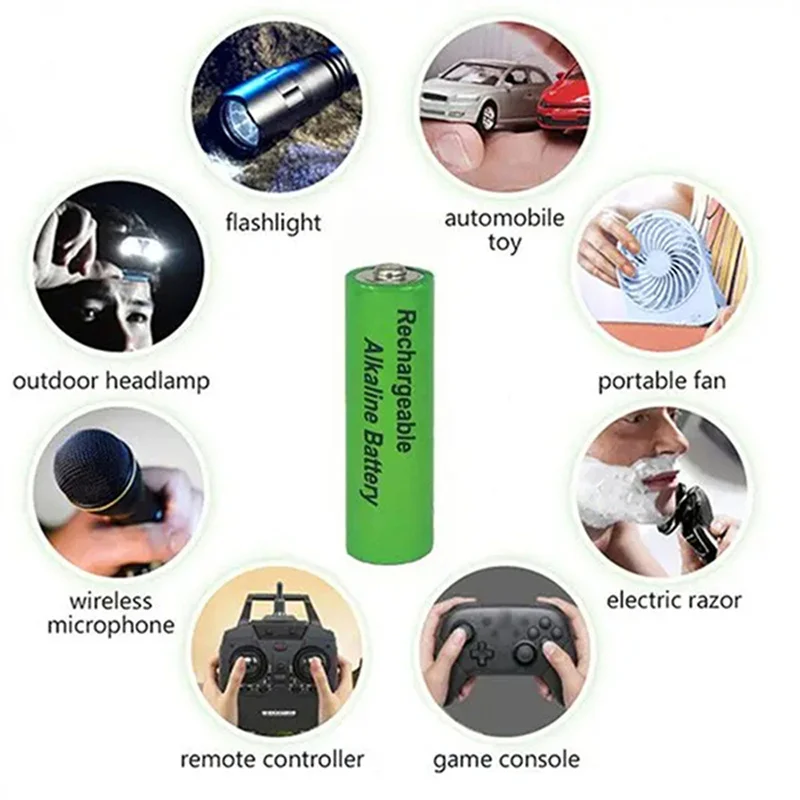 3000mAh 1.5V AA battery, suitable for remote controls, mice, computers, toy watches, etc. AA 1.5V rechargeable batteries.
