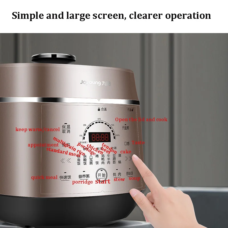 Household 5 Liter Electric Pressure Cooker 2 Inner Pots Instant Pot High Pressure Cooker Multifuncional Slow Rice Cookers
