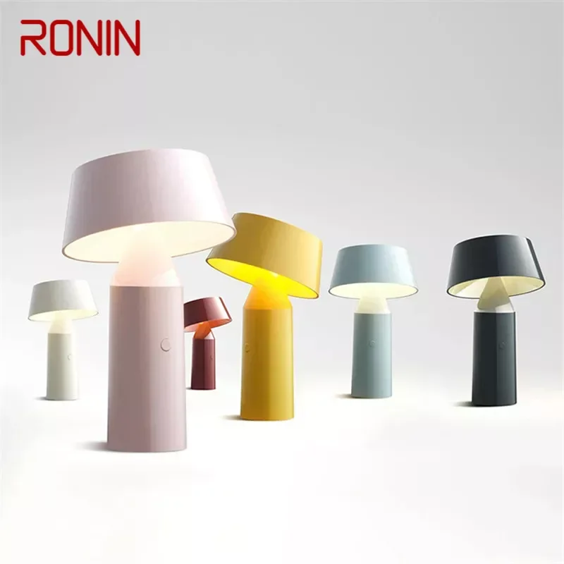 

RONIN Modern Table Lamp Fashionable Nordic Art Living Room Bedroom Children's room LED Personality Originality Desk Light