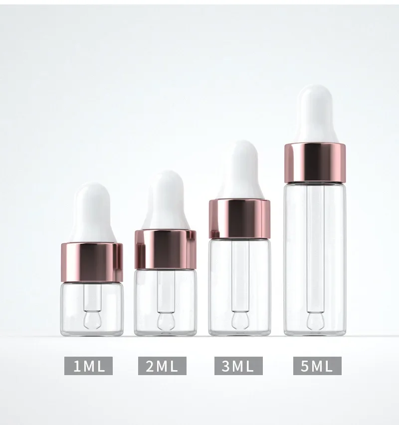 Dropper Bottle 10/20pcs Mini Glass Empty Essential Oil Bottles