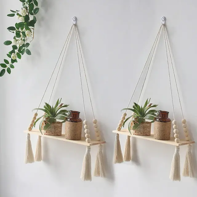 Woven Tassel Display Shelf