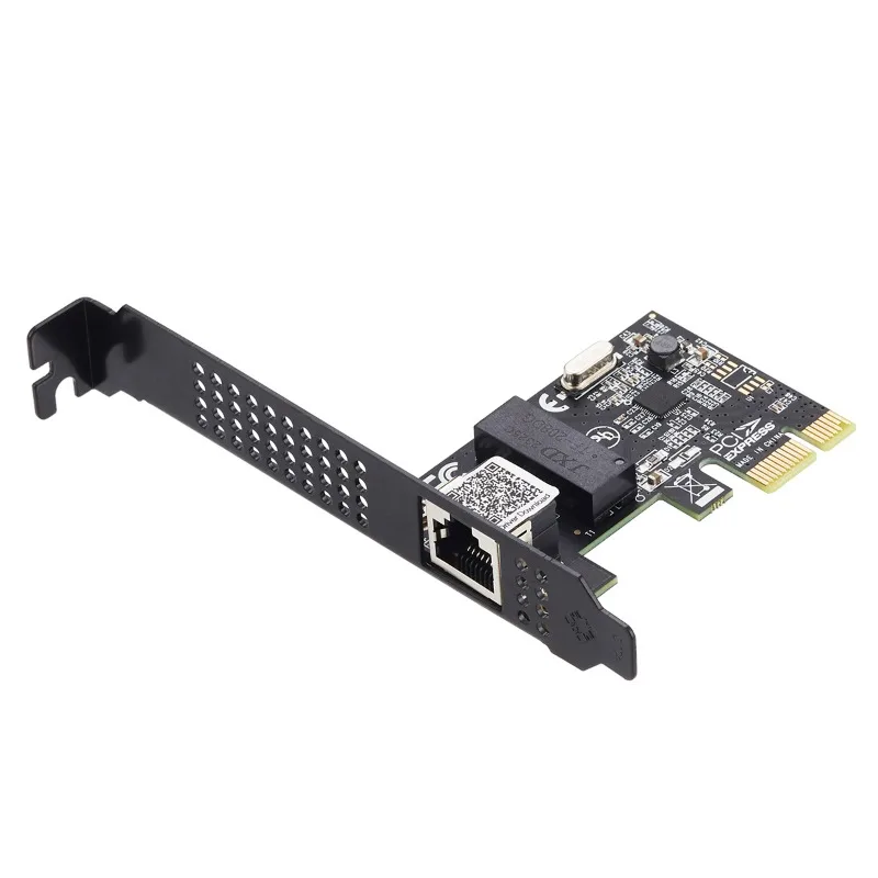단일 포트 기가비트 이더넷 PCI 익스프레스 유선 네트워크 카드, RJ45 포트 랜 어댑터, NIC Realtek 8111 칩셋, 1000mbps