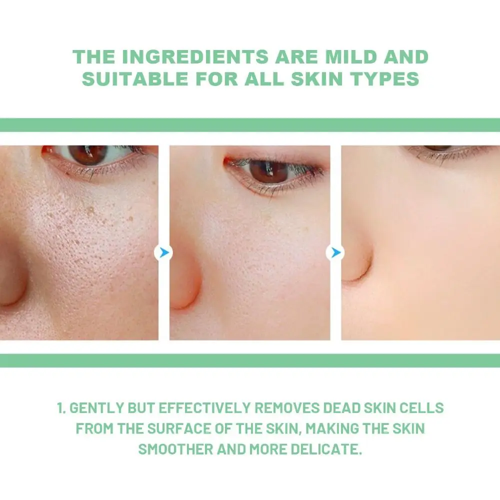 New Gentle Exfoliating Gel Brightens Skin Moisturizing Facial Scrub Cleansing Removing Dead Skin Scrub Cream for Men and Women