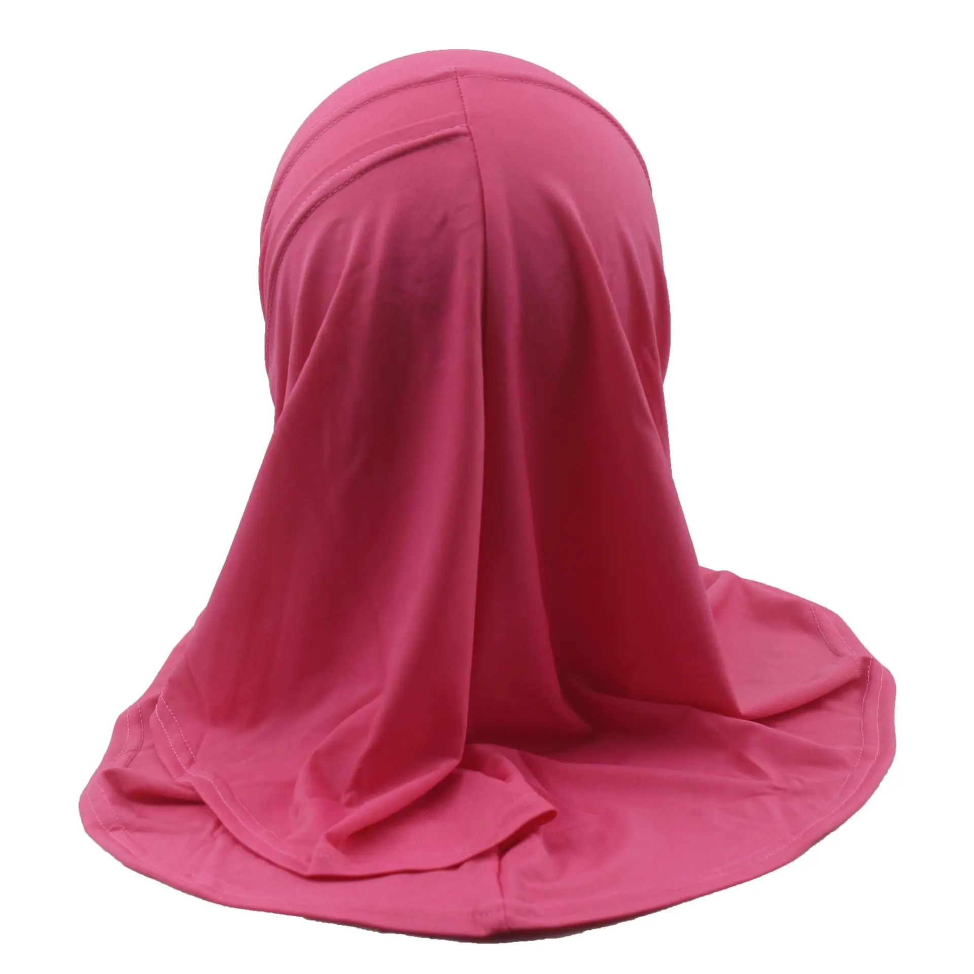 Fits 3-7 Years Hijab Muslim Kids Wear Directly Instant Hijab Arab Islamic Scarf Turban Children Flower Ornament Khimar muslim headwear head scarf hijab headscarf shawl scarf female head wraps