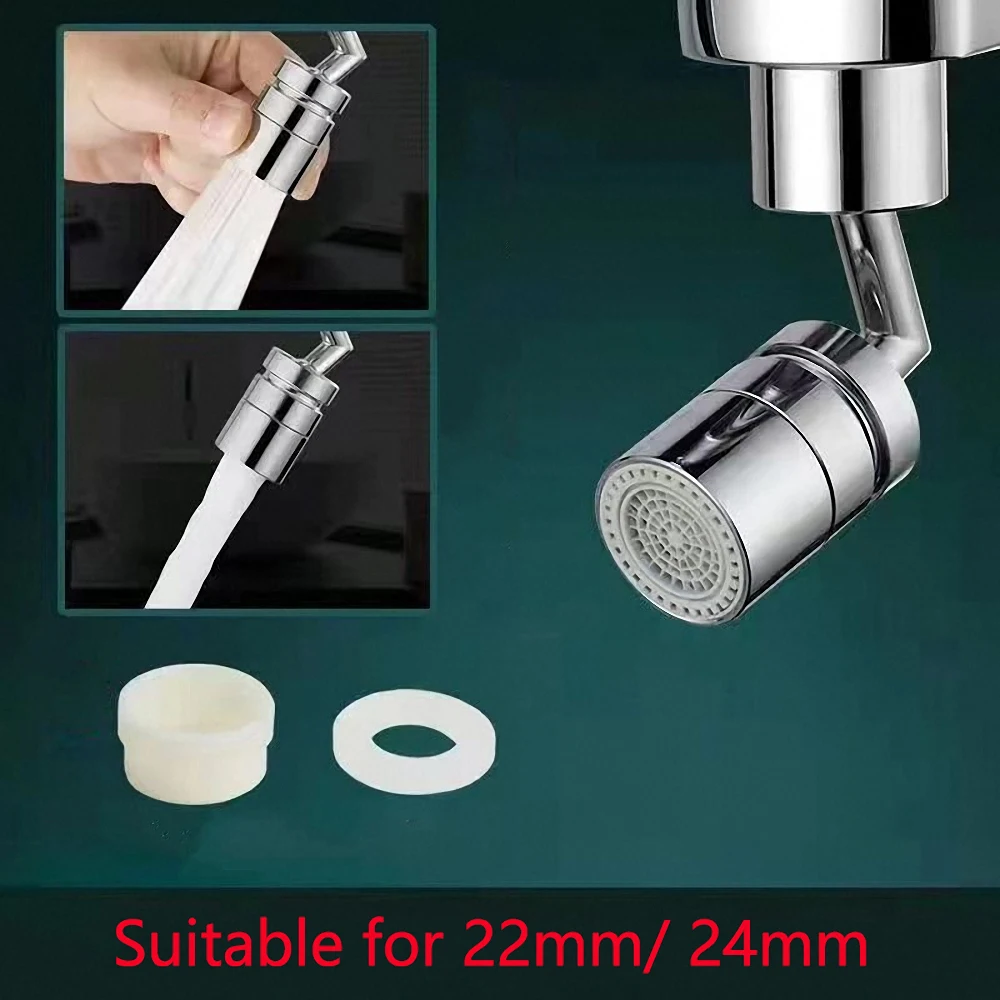 720/360 Degree Rotatable Tap Aerator Universal Splash-proof Filter Water Saving Faucet Sprayer Head Extender Adapter Nozzle