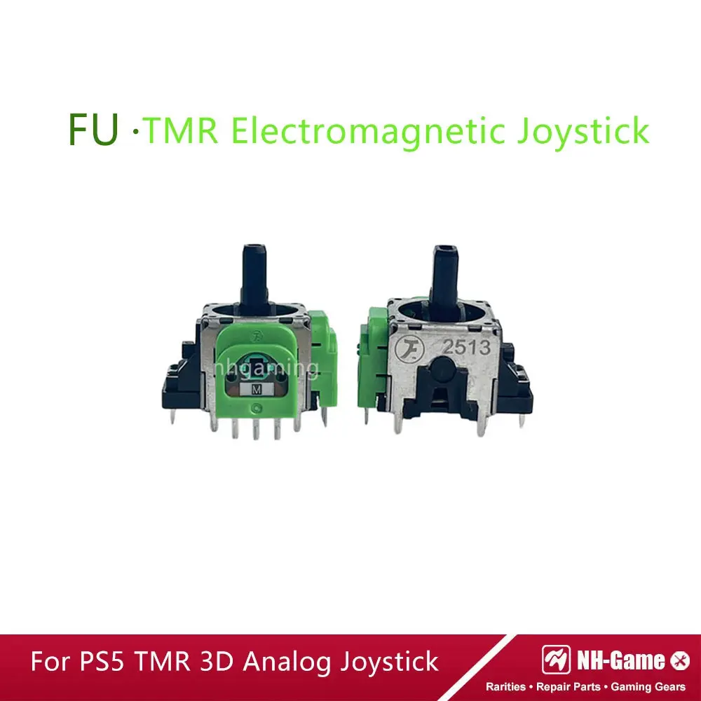 1/2 個 TMR 電磁ジョイスティック PS5 コントローラ 3D アナログ