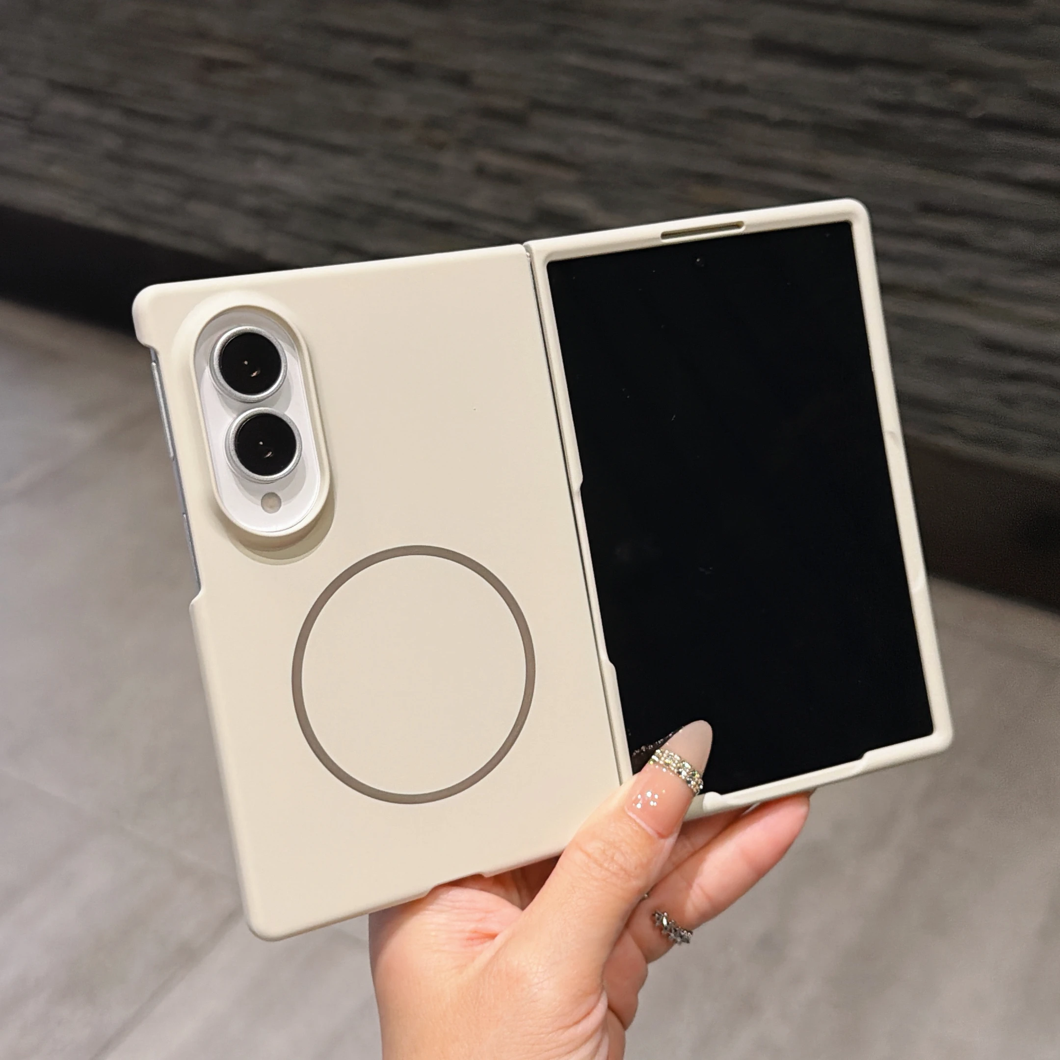 Ultra Thin Frosted Hard PC Magnetic Wireless Charging Slim Cover