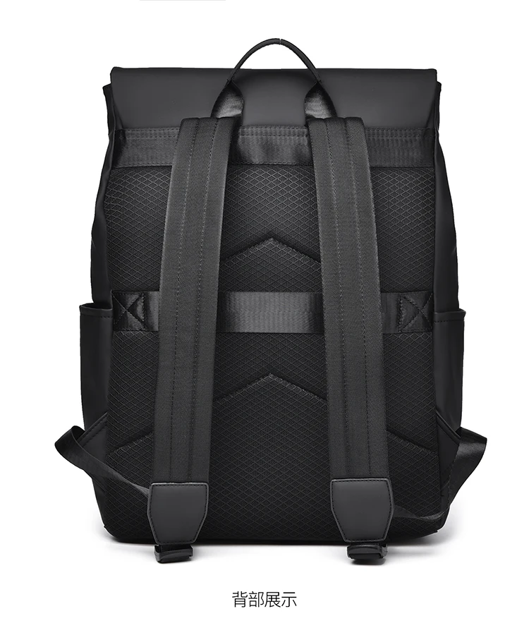Minimalistischer Herren-Laptop-Rucksack mit wasserdichter Klappe – für Arbeit und Alltag – Detail 18