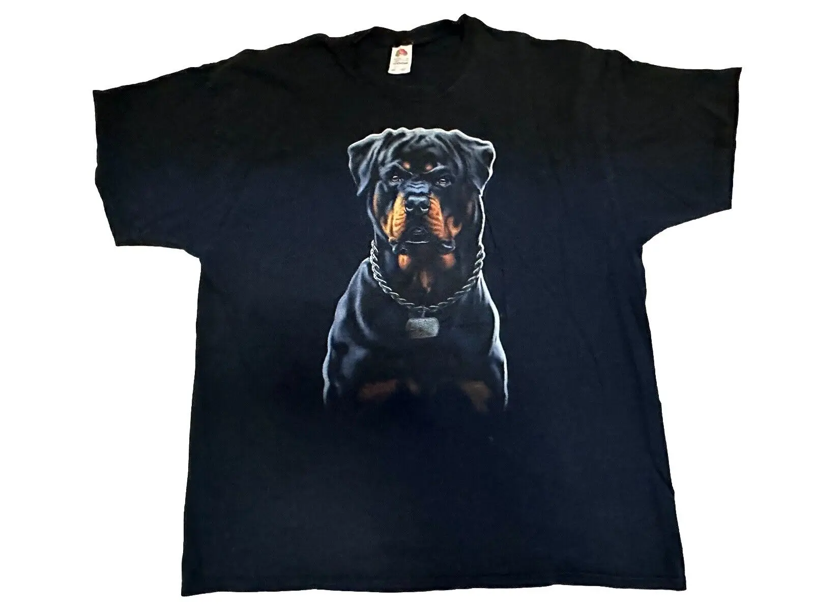 

Винтажная Футболка Rottweiler «страх за другие», размер xxl