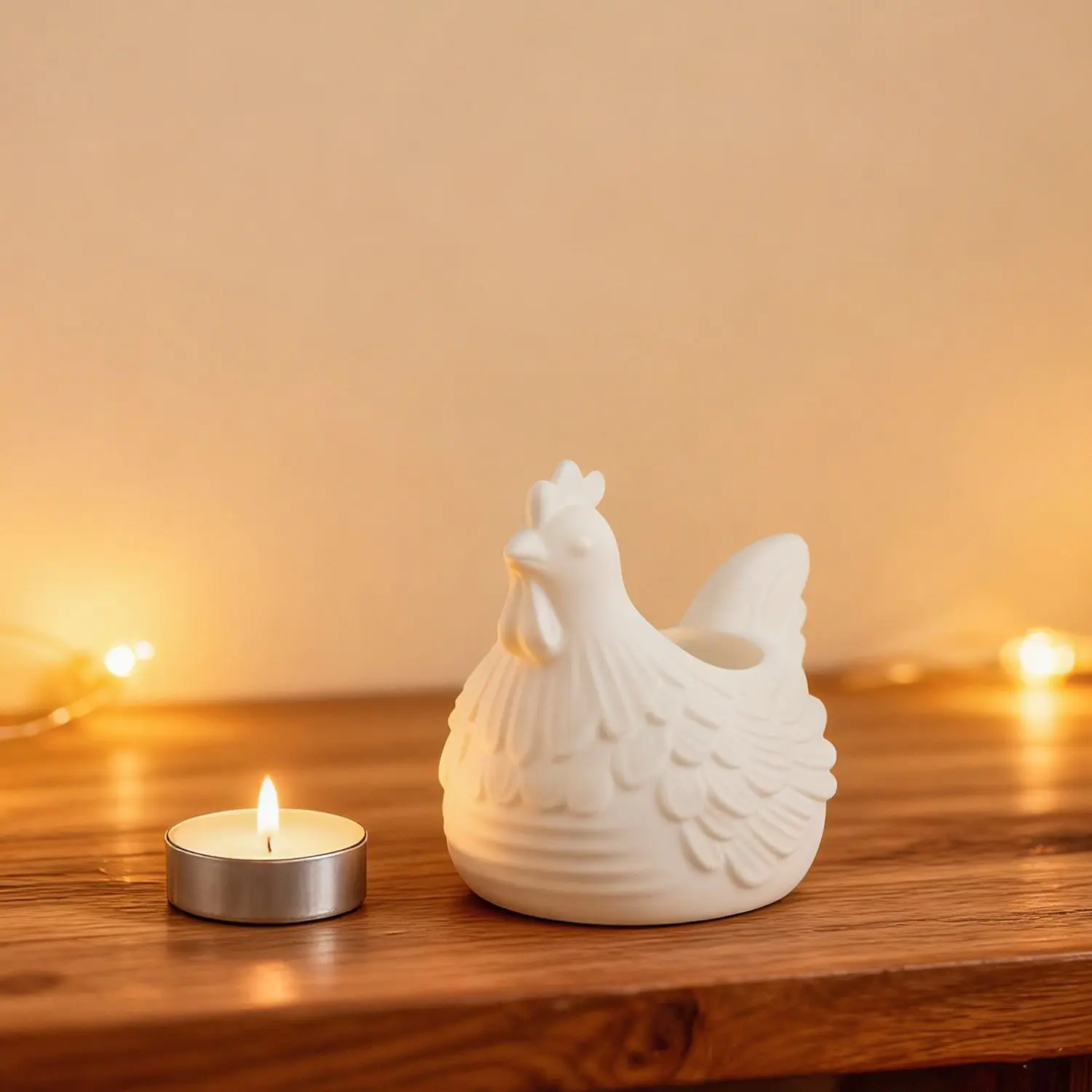 DIY Chicken Candle Holder Mold 3