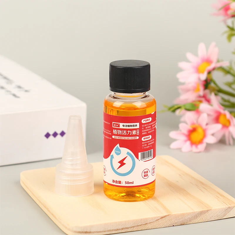 

1Pc 50ml General Plant Flower Vitality Element Fast Thick Bud Strong Root Succulent Green Plant Potted Nutrient Solution