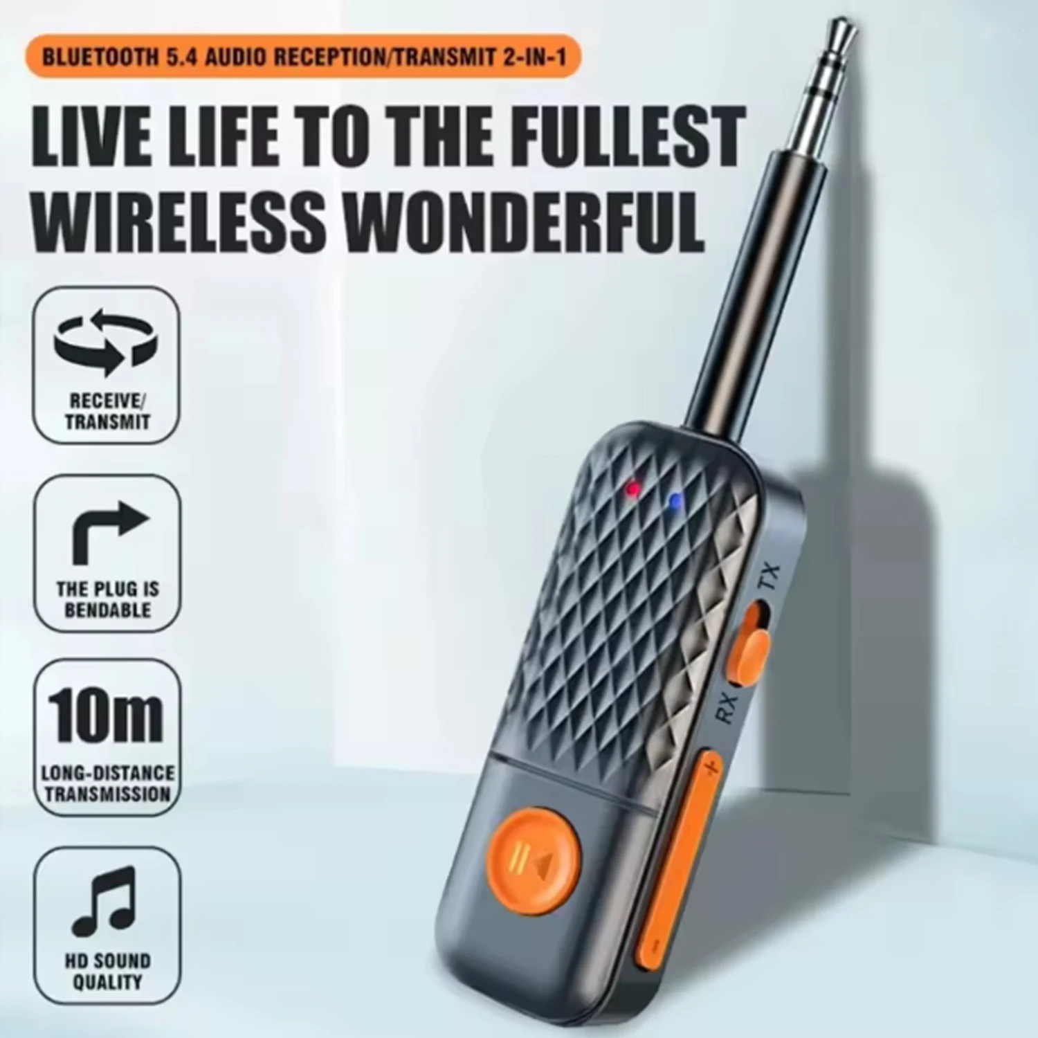 Wireless Bluetooth Headphone Adapter for Philips Fidelio X2HR L2 SHP9600 SHP9500 Headphones Wireless Cables Cords