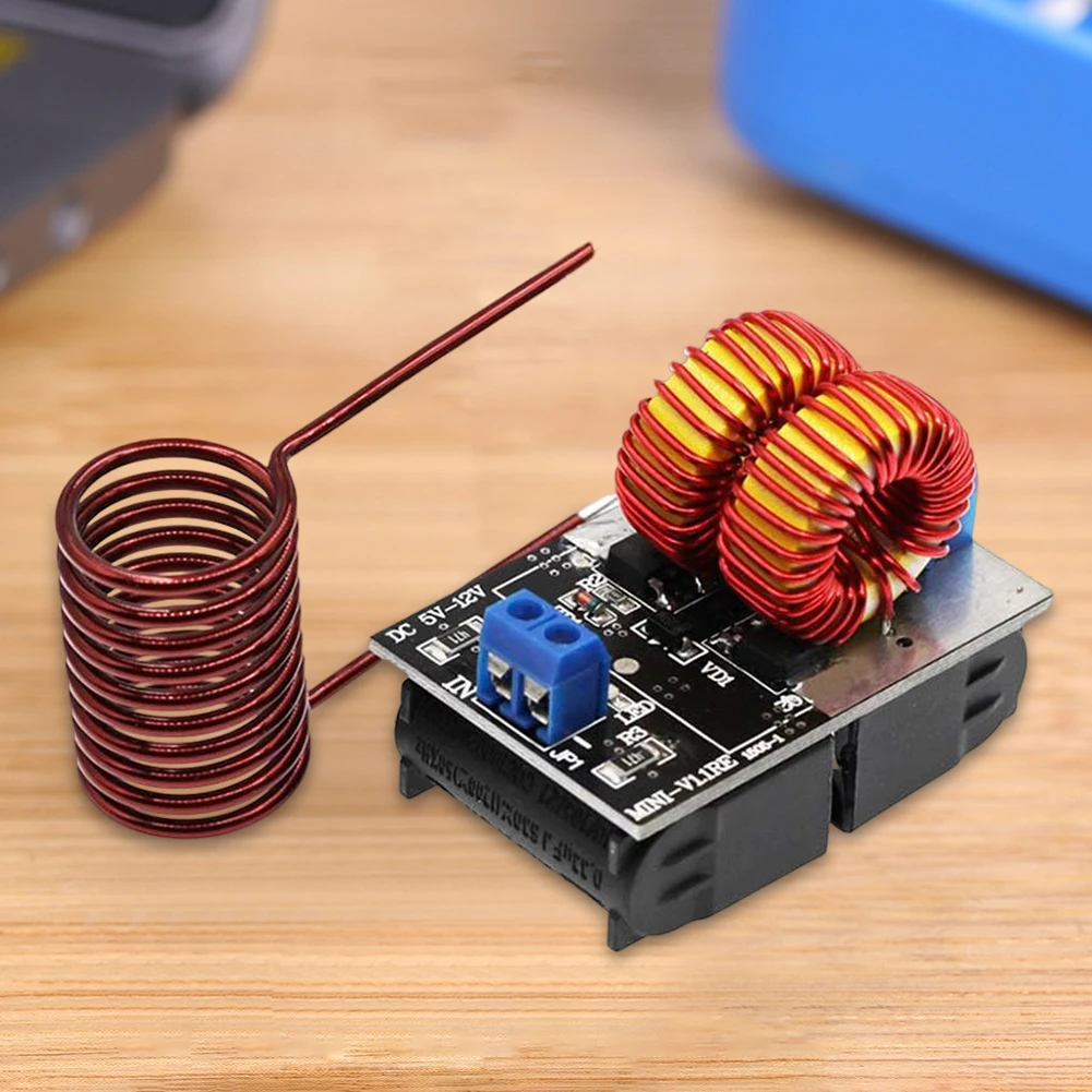 120W Mini ZVS Heating Machine DC 5-12.0V Input Voltage Inductive Heater High Frequency Power Supply Module
