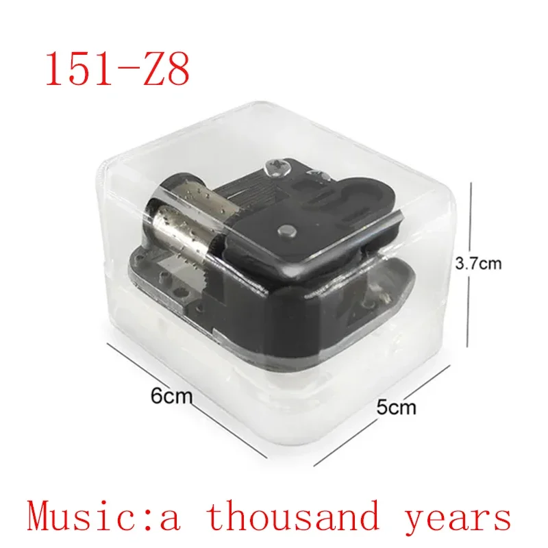 picture print A Thousand Years Wind up Wooden Music Box for movie Music lovers gift