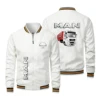 2024 Men's Zip Jacket MAN Trucks Logo Printed Jacket Spring and Autumn Fashion Slim Jacket Men's Casual Motorcycle Riding Jacket 2