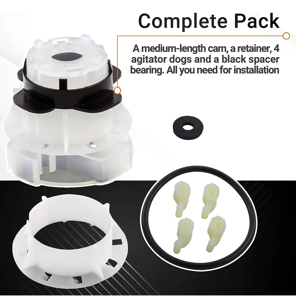 Washer Medium Agitator Repair Kit compatible with Whirlpool & Kenmore Washers 285811 3363663 AP3138838 PS334650 3347410 3948431