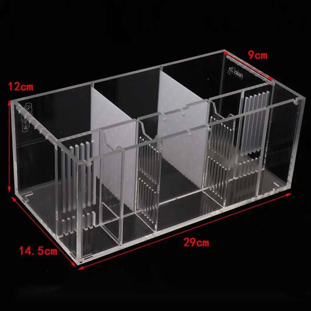 Acrylic Fish Tank Isolation Box Aquarium Breeding House Filter Box for Fish 