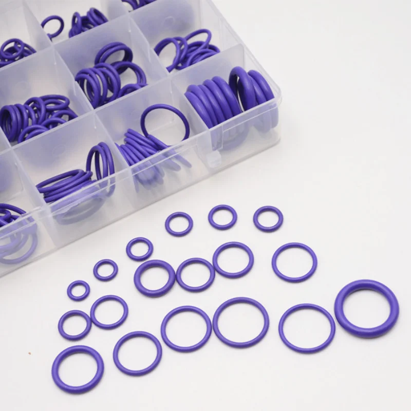 Air Conditioning Repair Kit 270Pcs 18 Sizes Air Conditioning HNBR O Rings Car Auto Repair Tools Rubber Air Conditioning Refrigerant Ring Sets
