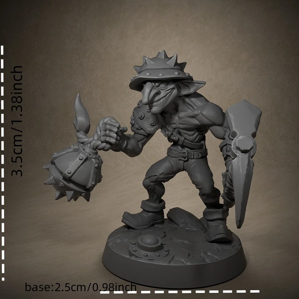 Sparksoot Goblin - D Miniatures Unpainted Miniatures for Tabletop and Role Playing Games Room Decoration 3