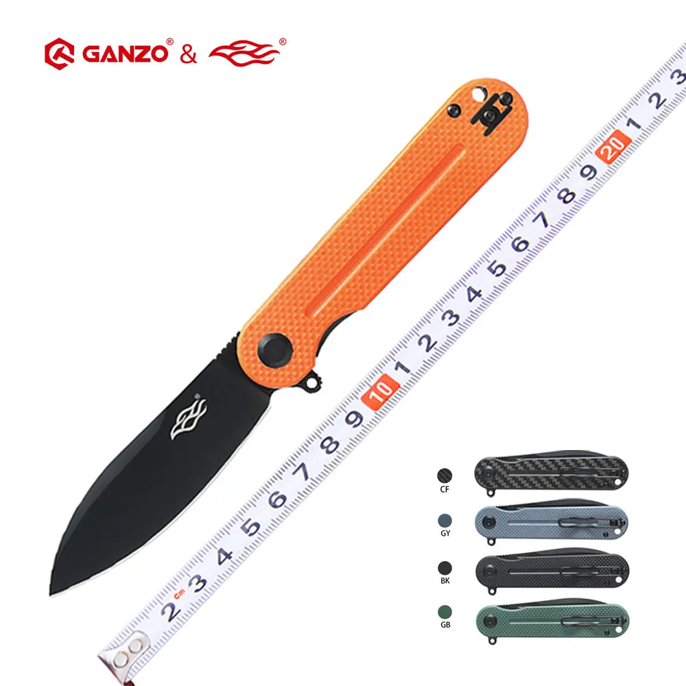 

FH922PT Ganzo Firebird FBKNIFE D2 blade G10 handle Pocket folding knife flipper Knife tactical camping knife outdoor EDC tool