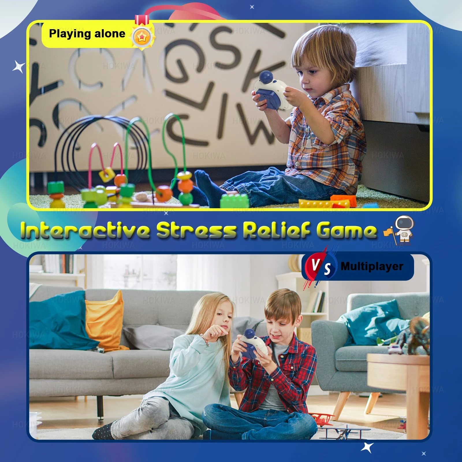 Jeu De Rapidité Tactile - Machine à Pousser Rapide Pour Enfants Et Adultes, Jouet Sensoriel Fidget Portable - 14