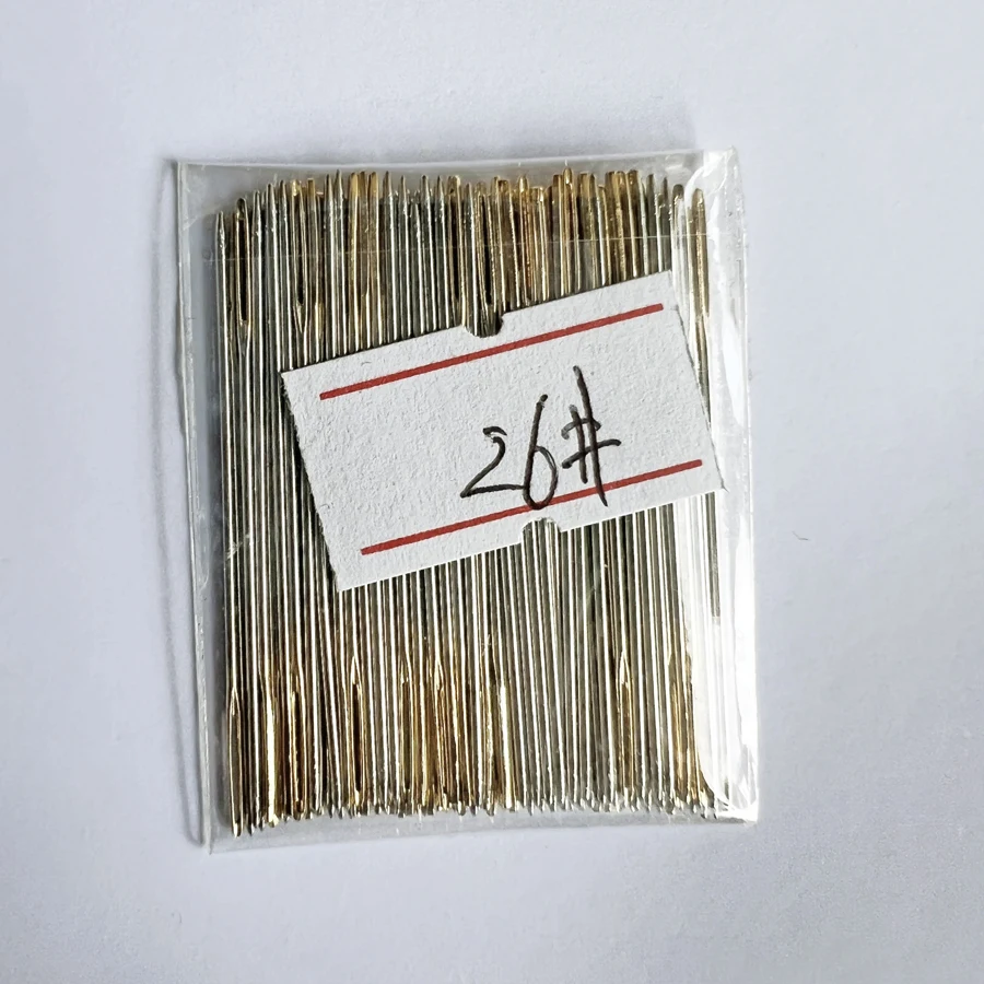 Accessories For Cross Stitch Needles DIY Embroidery Needlewrok 28# 26# 24# 22# 18CT 16CT 14CT 11CT 9CT 100pcs/bag sewing needles embroidery kit crochet needles