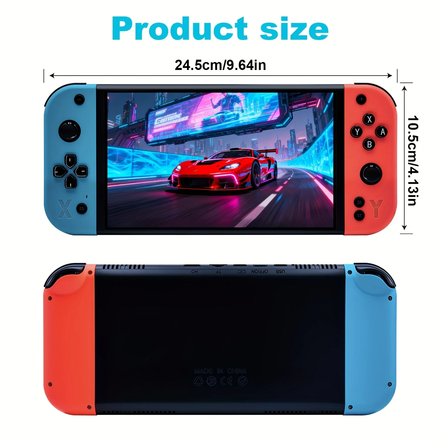G90 Handheld Game Console 7.0-inch IPS HD Screen Classic Game Library Ergonomic Compact Design Portable Entertainment - 4