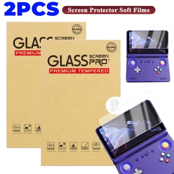 2 pellicole protettive per schermo per console di gioco portatile Retroid Pocket Flip 2, pellicola morbida HD antiriflesso, pellicola trasparente HD antigraffio
