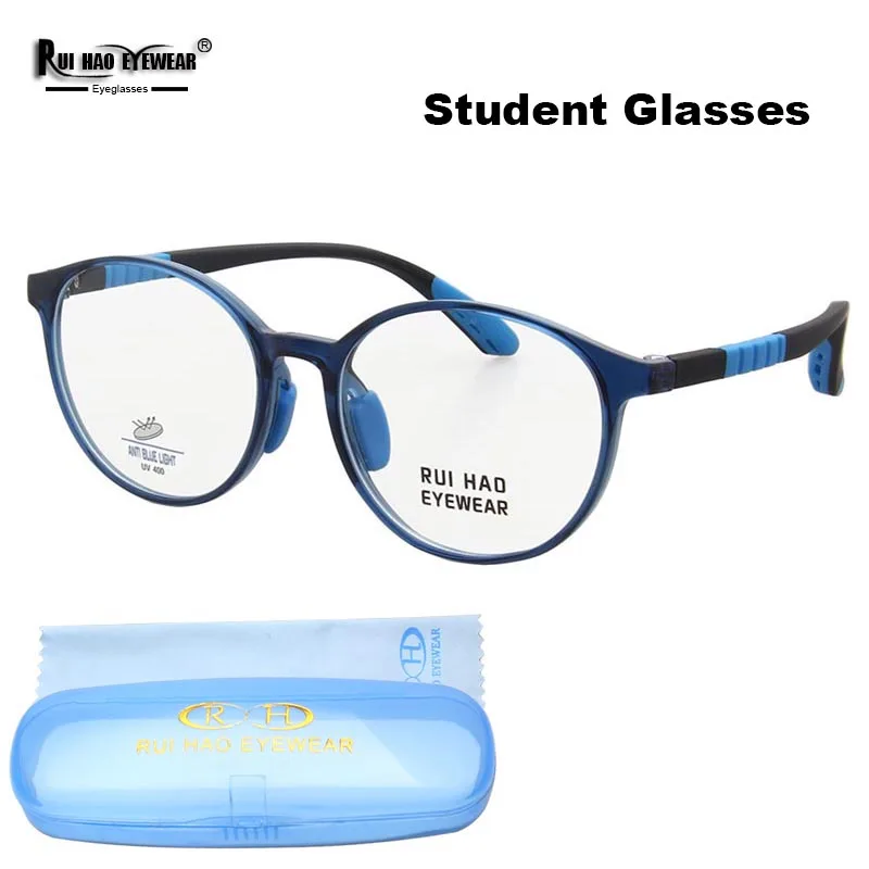Children Glasses Frames Boy Girls Kids Eyeglasses Circular Design Customize Amblyopia Myopia Astigmatism Spectacles Optical Lens