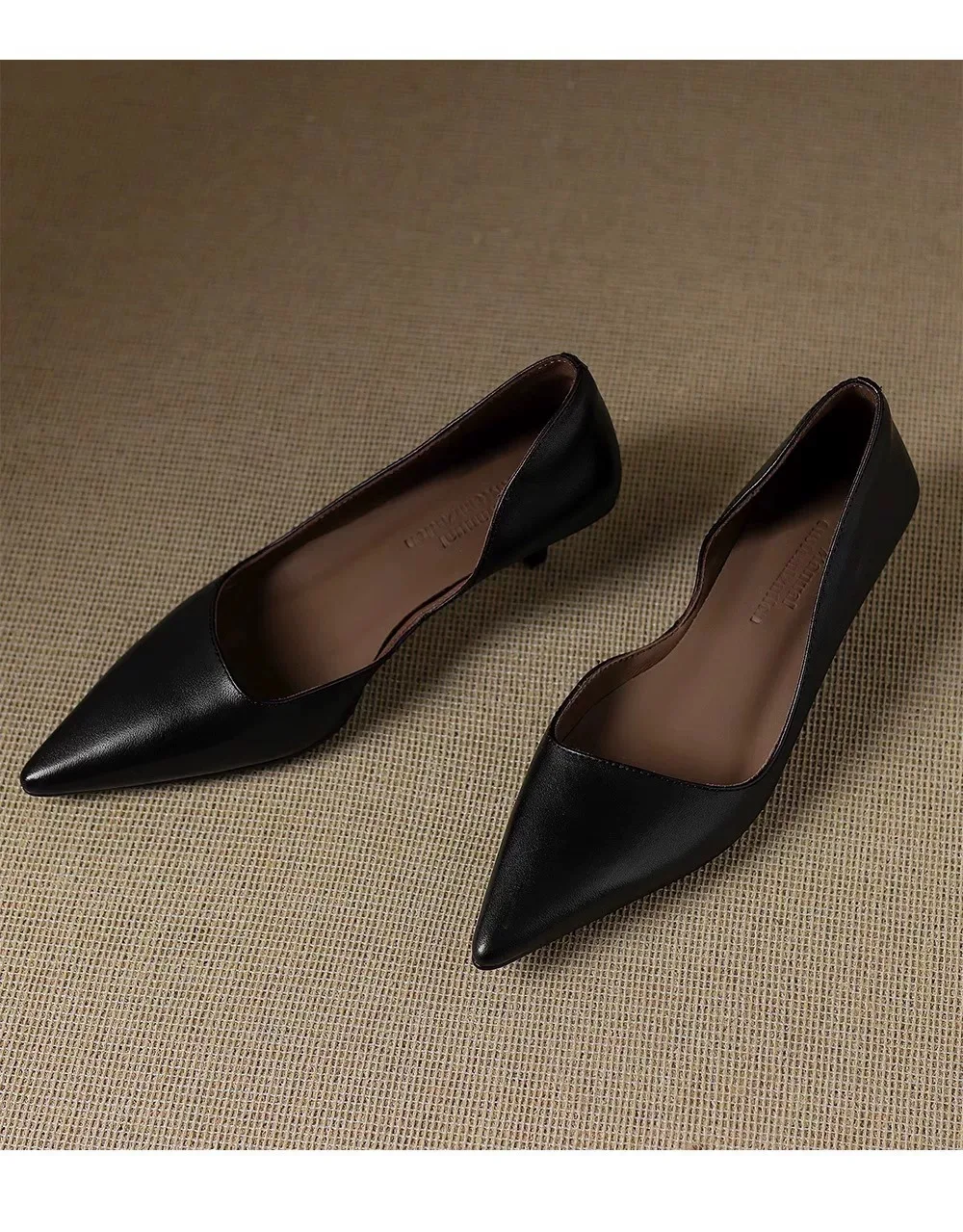Petite French-style cats with commuting work shoes Spring and Autumn new popular pointed toe stiletto heels for women