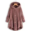 Fashion Trend Autumn and Winter Press-pleated Printed Turn-collar Long-sleeved Shirt Two-piece Furry Coat 4