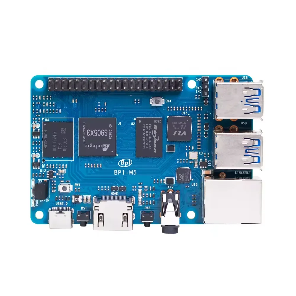 

Макетная плата Banana Pi BPI M5 Amlogic S905X3, четырехъядерный телефон