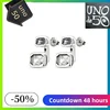 2024 Selling Exquisite High Quality UNO DE 50 Fashion Classic 925 Earrings Jewelry Romantic Holiday Gift 1