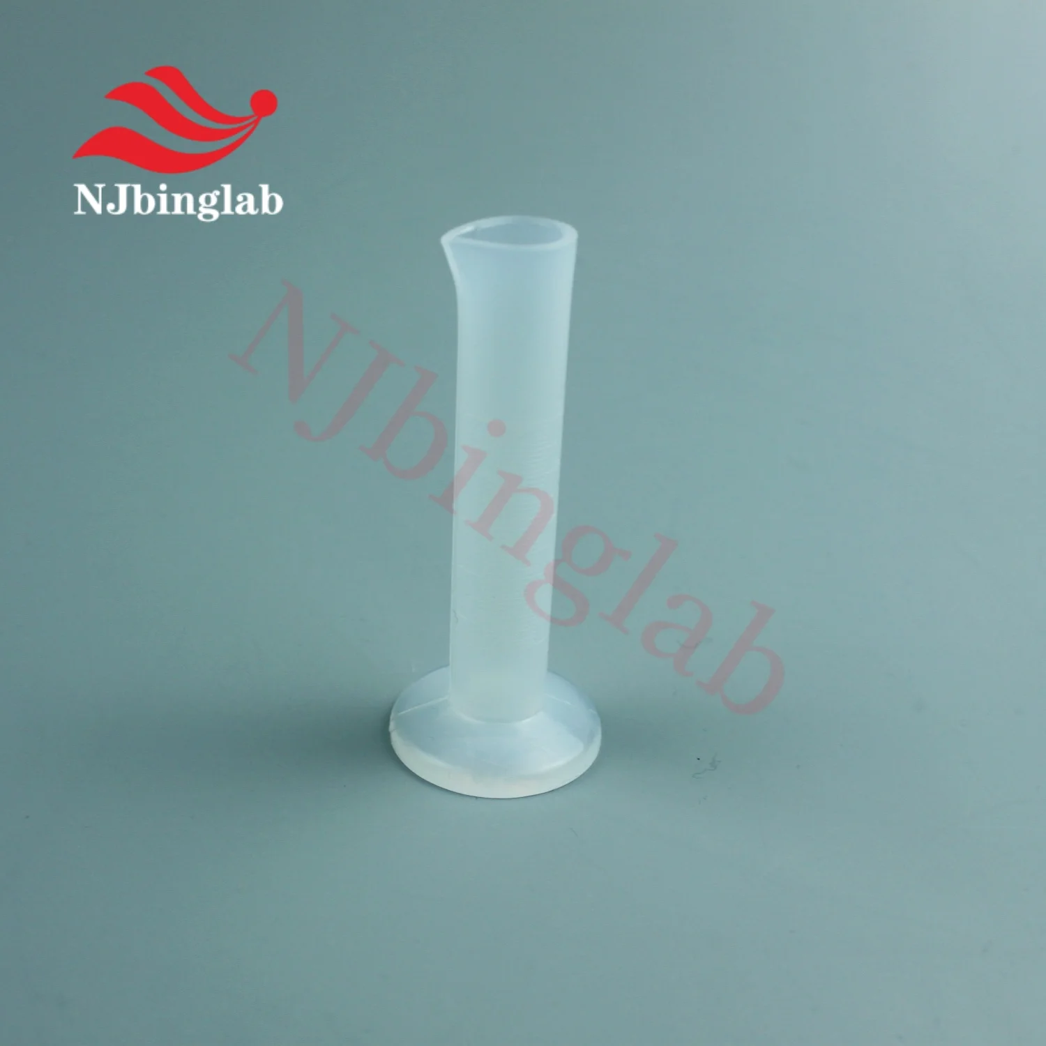 No Sticking Samples 100ml PFA Graduated Cylinder High Purity Low Blank Value of Metal Elements for Chemical Experiments