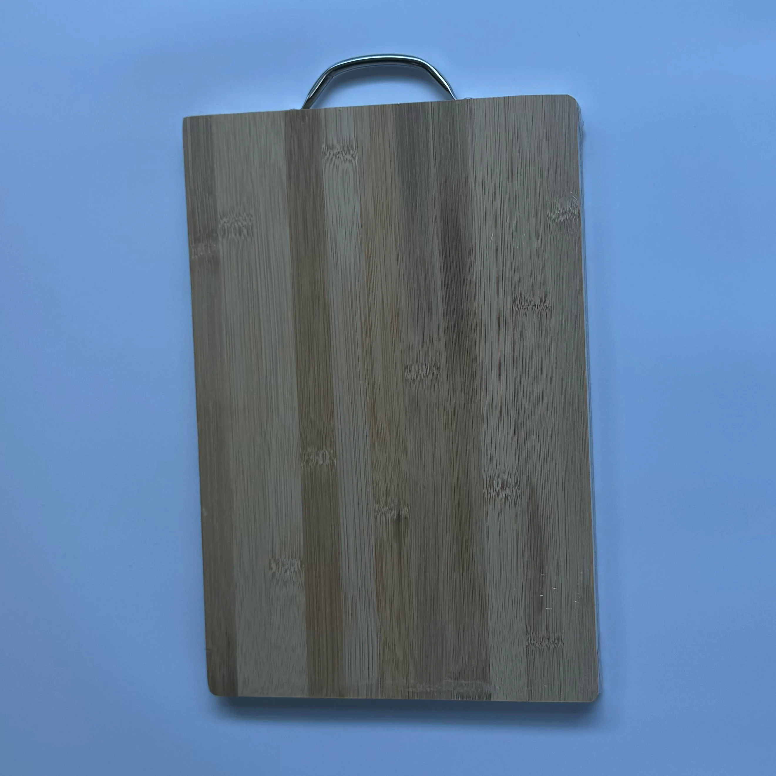 Bamboo Two-Sided Square Cutting and Serving Board with Handle