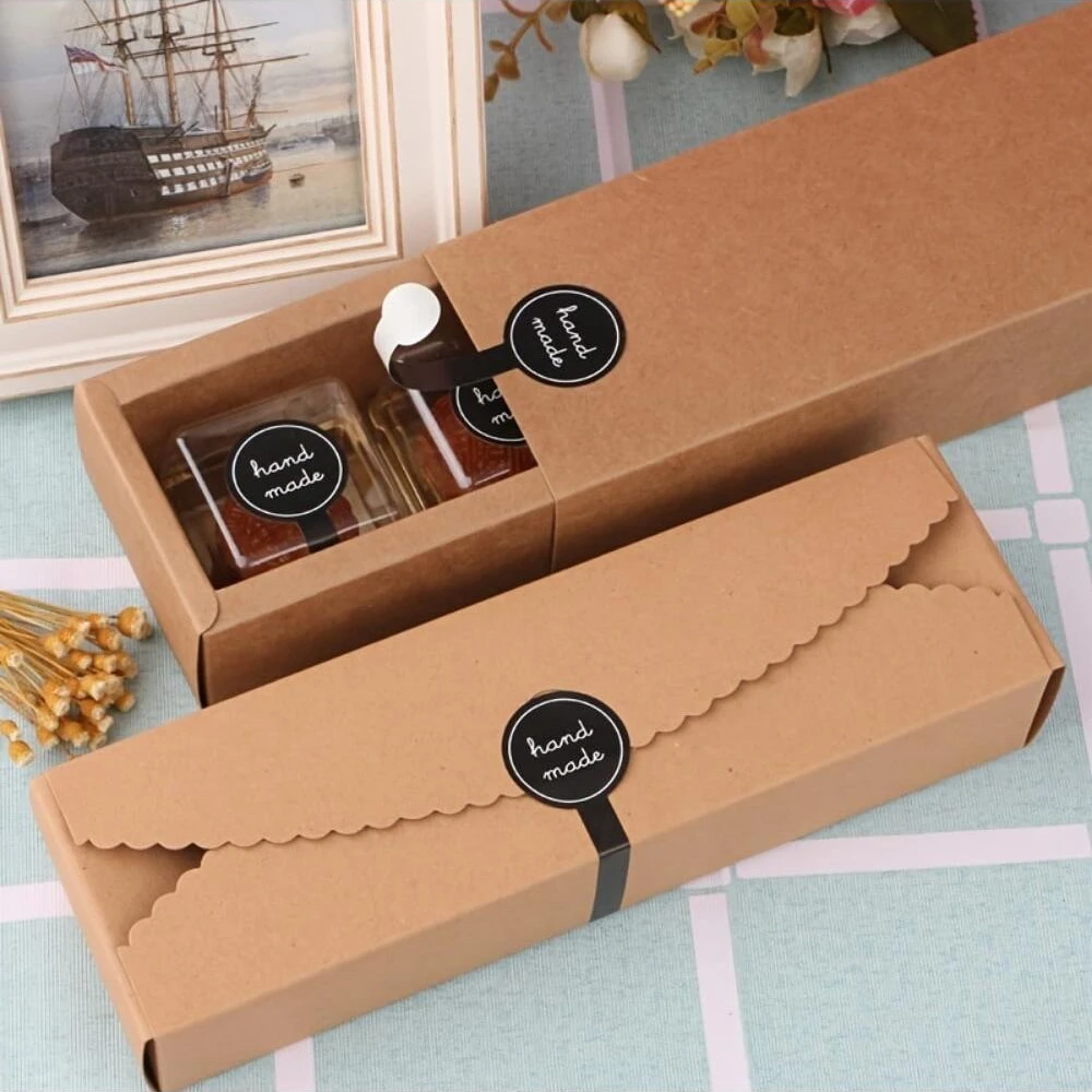 10PCS X10 빈티지 수제 스티커 블랙 인감 라벨 비스킷 가방 스티커 선물 빵집 포장 비스킷 가방 씰링 장식 Iabel