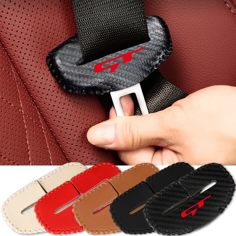 

Car Seat Belt Buckle Clip Protector Leather Cover Protection Case For KIA Gt Ceed Sw Ev6 Niro Picanto Proceed Soul Sorento Acces