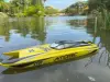 S011 27.5 Inch Remote Control Boat Speedboat for Hobby Adult Boys Racing RC Boat 65 km Wh (40.38 mph) Brushless Motor with 2 Lip 6