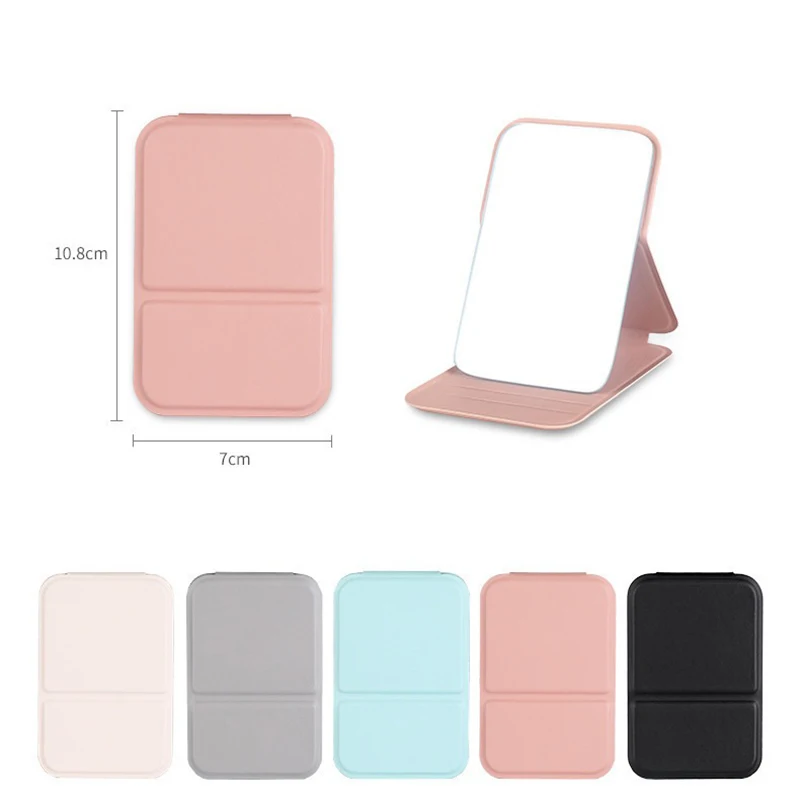 Desktop Makeup Mirror Portable Handheld Foldable Student Compact Pocket makeup mirror,hand holding mirror