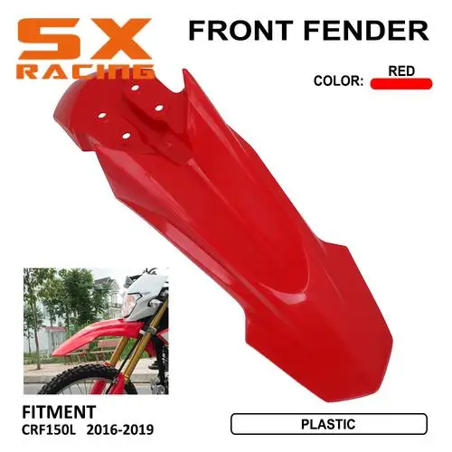 Motorcycle Parts Front Fender Mudguard Wheel Splash Guard Protector For Honda CRF150L CRF 150L CRF 150 L