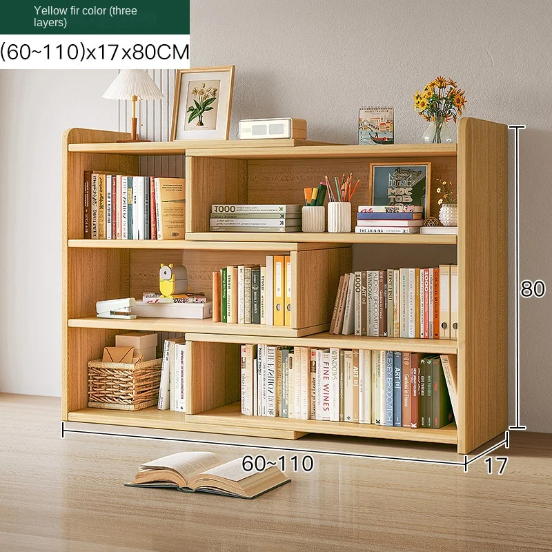Storage rack book display stand Tabletop Bookshelves Storage Shelves Multi-layer Storage Cabinets Office Simple Cabinets Small Bookcases for Students Households