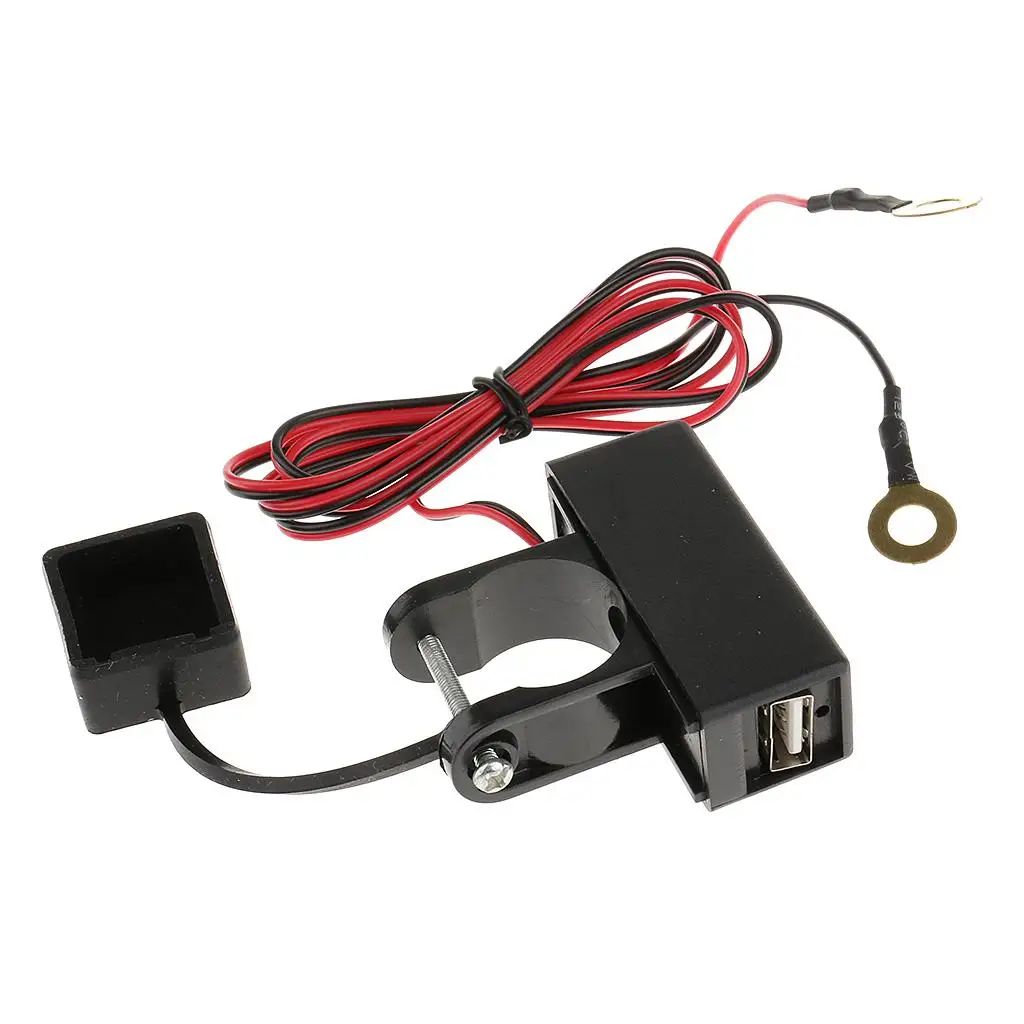 

Motorcycle USB Mobile Phone Supply Charger Port Socket 12V Waterproof