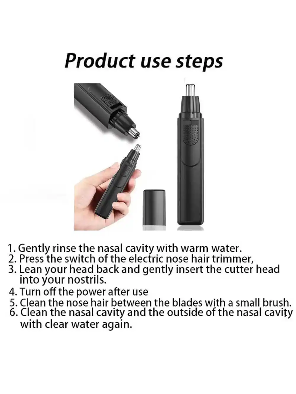 Electric Nose Hair Trimmer Ear Nose Hair Trimmer Ear Eyebrow Trimmer Tool