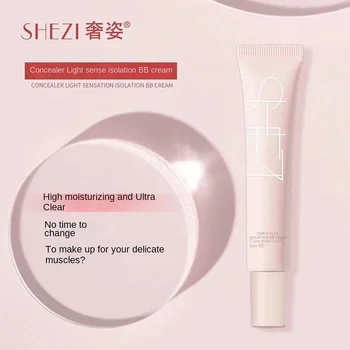 30G Shezi New Isolating BB Cream Lasting Brightening Powder Free Moisture Concealer Facial Skin Whitening Cosmetics - Thumbnail 2