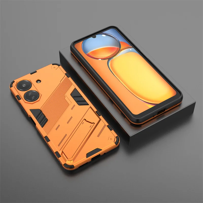 Shockproof Armor Kickstand Phone Case with Magnetic Holder Ring Cover